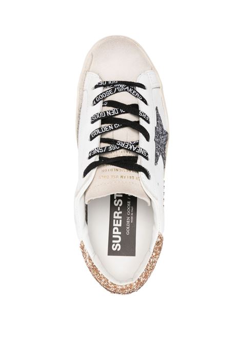 Sneakers super star in bianco, grigio e oro - GOLDEN GOOSE -  donna GOLDEN GOOSE | GWF00102F00535882532